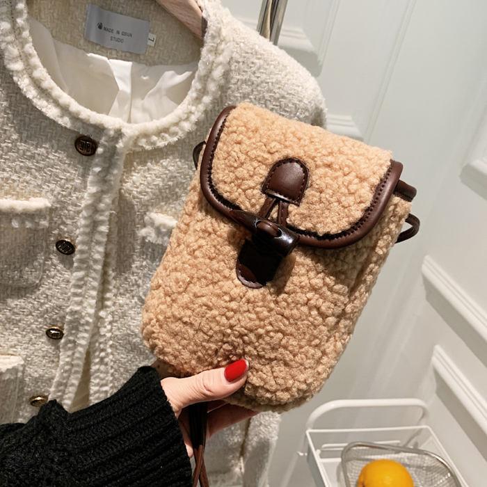 送料無料 モコモコ ふわふわ バッグ 斜め掛け ショルダーバッグ かわいい お出かけ 携帯収納 軽量便利 オシャレ : プチ・シャレット ...