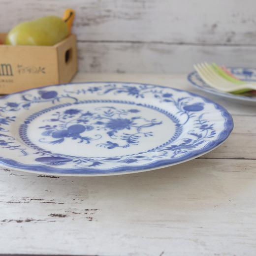 ファイブオニオン 19cm ケーキ プレート レンジ可 食洗機対応 美濃焼