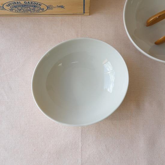 中鉢 煮物鉢 手造り風 16cm オーバル ボウル 楕円 レンジ可 食洗器対応