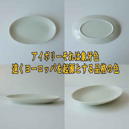 楕円 形 皿 オーバル 25cm ロイヤル フルーテッド オーバル