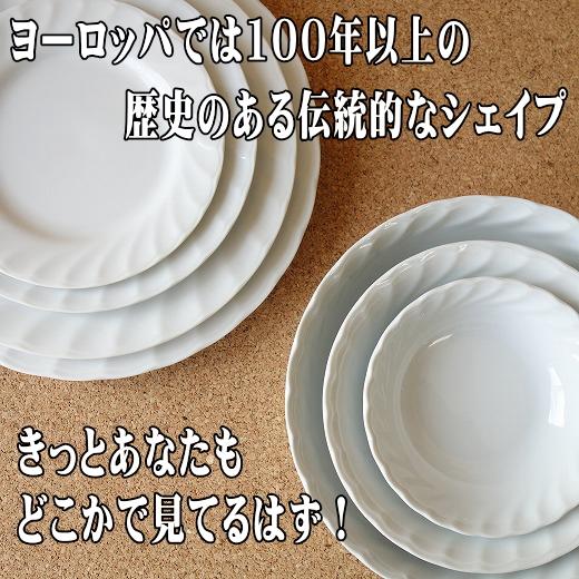 カレー皿 パスタ皿 楕円 スパイラル 23cm オーバル皿 レンジ可 食洗器