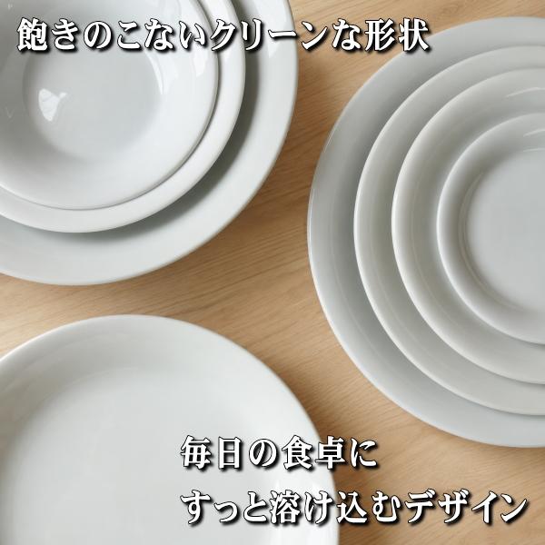 軽量食器 レーベ 16cm プレート 皿 白 美濃焼 日本製 軽い食器 軽量皿