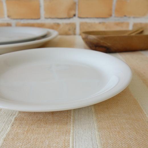 取り皿 軽い 皿 食器 軽量 日本製 陶器 白 レーべ 16cm プレート