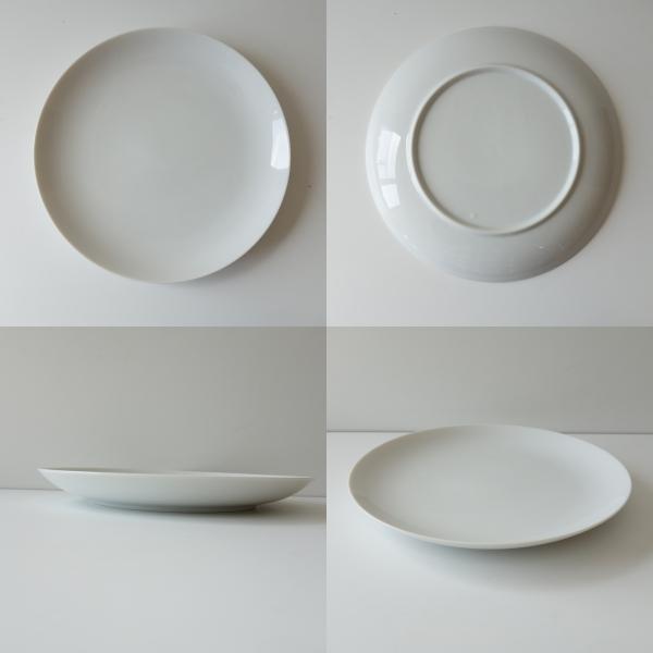 ケーキ皿 小 丸皿 白 19cm クープ皿 中華皿 レンジ可 食洗器対応 美濃