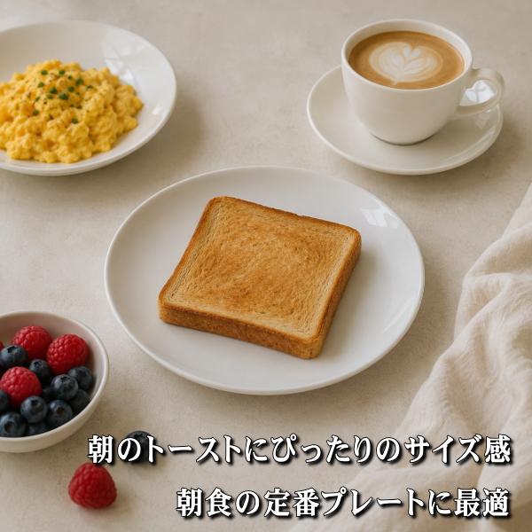 美濃焼 20cm クープ皿 白 トースト皿 サラダ皿 デザート皿 丸皿