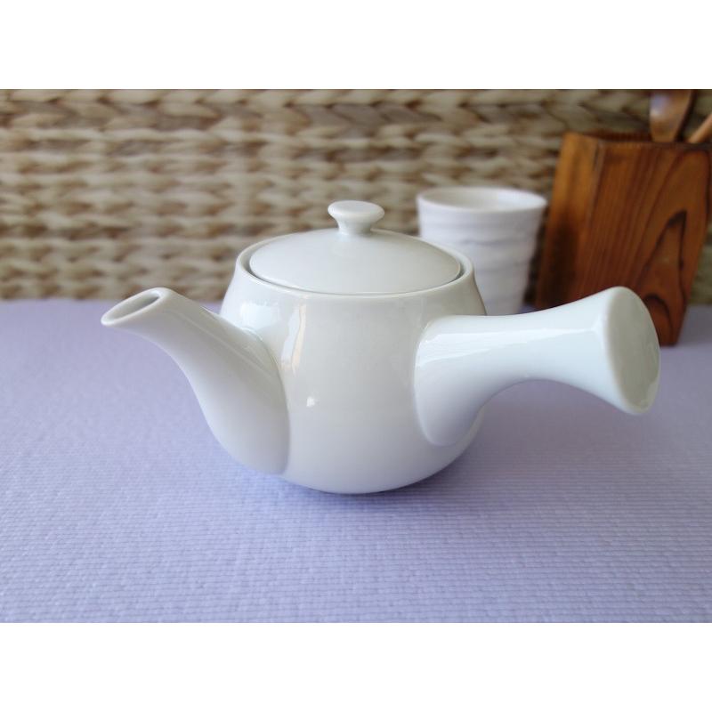 急須 茶こし 深型 洗いやすい 蓋 わけあり アウトレット 350ml シンプル ３人用 ティーポット レンジ可 食洗器対応 安い おすすめ 白 取っ手 持ち手 日本製 和風 Mt009plus 食器と陶器のネット通販プチエコ 通販 Yahoo ショッピング