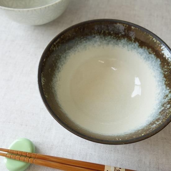 大盛り ごはん茶わん 14cm 残雪 ご飯茶碗 男性用 大 レンジ可 食洗機