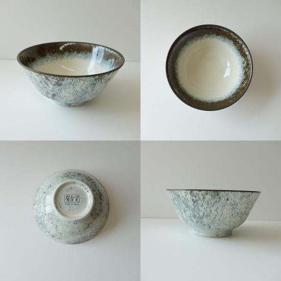 大盛り ごはん茶わん 14cm 残雪 ご飯茶碗 男性用 大 レンジ可 食洗機