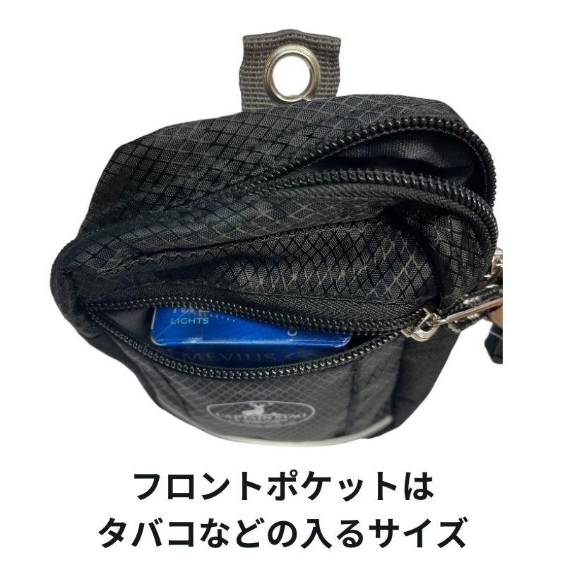 CAPTAIN STAG（キャプテンスタッグ） ポーチ カラビナ付き コンパクト