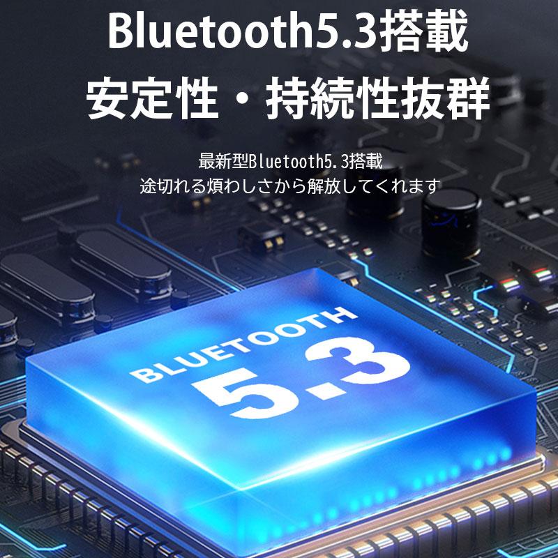 ワイヤレスイヤホン バッテリー残量 簡単操作 ワイヤレスイヤホン Bluetooth5.3 片耳 超小型 USB充電 自動ぺアリング｜puchiremon-store｜06