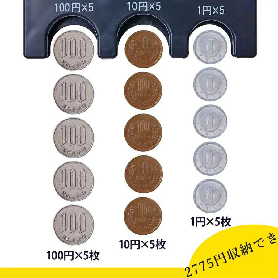 コインホルダー 新色コインポケット 携帯用コインホルダー コインケース コイン収納 貨幣ケース コインを分類できる コンパクト 片手｜puchiremon-store｜07