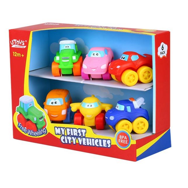 Esperanza エスペランサ ミニカー 6台 B版 赤ちゃん おもちゃ 子供向け T 0037 02 プレゼント 車 模型 クリスマスプレゼント 作業車 玩具 お誕生日 お気に入り