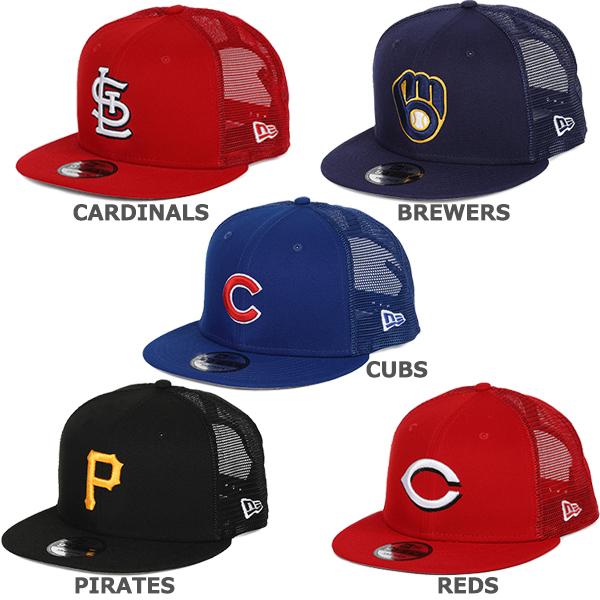 ニューエラ トラッカー メッシュキャップ 9FIFTY MLB ナショナルリーグ NEW ERA ドジャース ジャイアンツ パドレス カブス カージナルス パイレーツ メッツ｜puff｜18