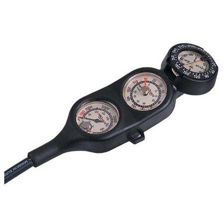 特別価格promate Scuba Diving Temperature Pressure Console Tank Depth 好評販売中 Gauge Compass