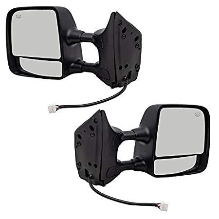 特別価格運転席と助手席用パワー牽引ミラー ヒートクローム メモリー 日産ピックアップトラック 伸縮式 デュアルアーム 交換用 自転車アクセサリー 日産ピックアップトラック zr30e 好評販売中 ミラー B00tl8vrr2 パファーデッキ 激安ビジネス