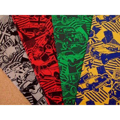 ニット生地 40 双糸天竺 クラシックカーイラストプリント Yk 2423 Pugcabin 通販 Yahoo ショッピング