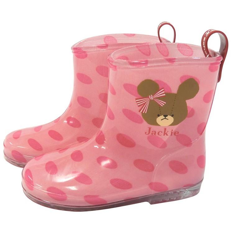 子供用キッズ 雨具 長靴 15cm 16cm 17cm 18cm 人気絵本 くまのがっこう の子供用長靴 ピンク 通園 通学に お名前シールがついています レインブーツ 351 Pk Puick 通販 Yahoo ショッピング