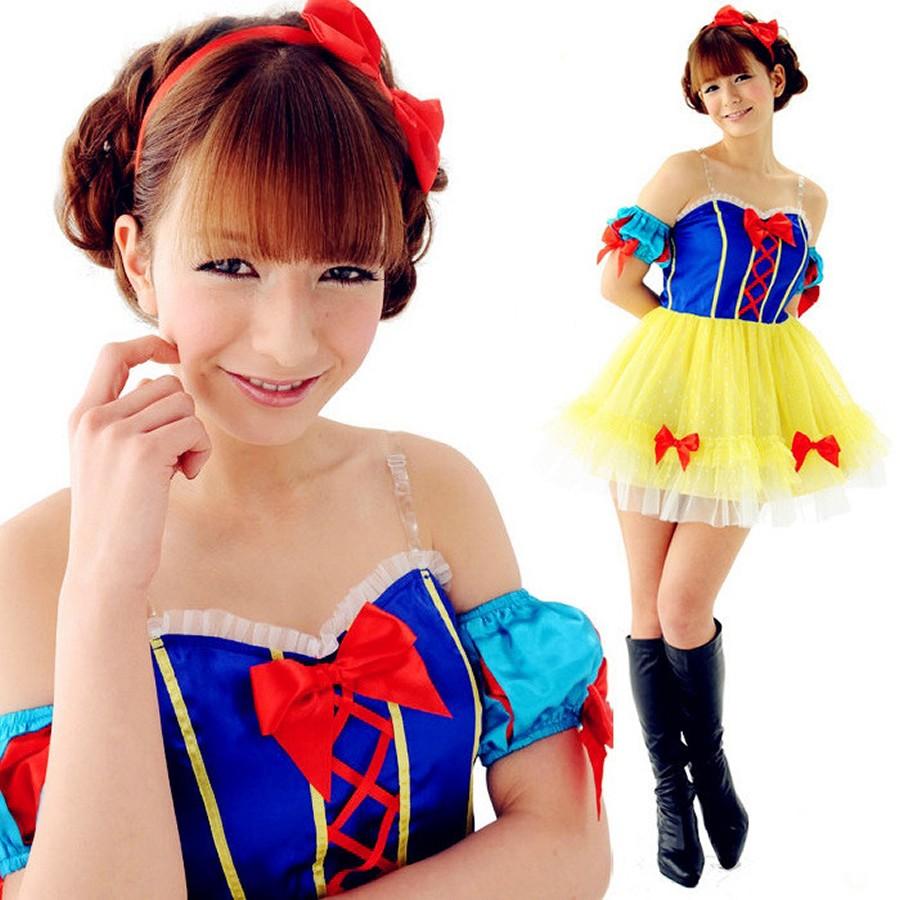 おとぎ話のお姫様☆白雪姫コスチューム/コスプレ衣装/セクシー浴衣・セクシーコスプレ・ハロウィン・halloween・仮装パーティ、キャバクラ、お店、キャバ衣装・ :4009736-9354728027:PUICK 通販 白雪姫 コスプレ