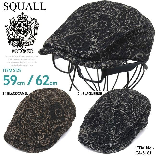 【WWR】スムースプリントハンチングBIG/大きいサイズもあります/CAP・HAT・メンズ・男性・レディーススムースニット素材の柄プリントが入ったハンチング/女性用 | 