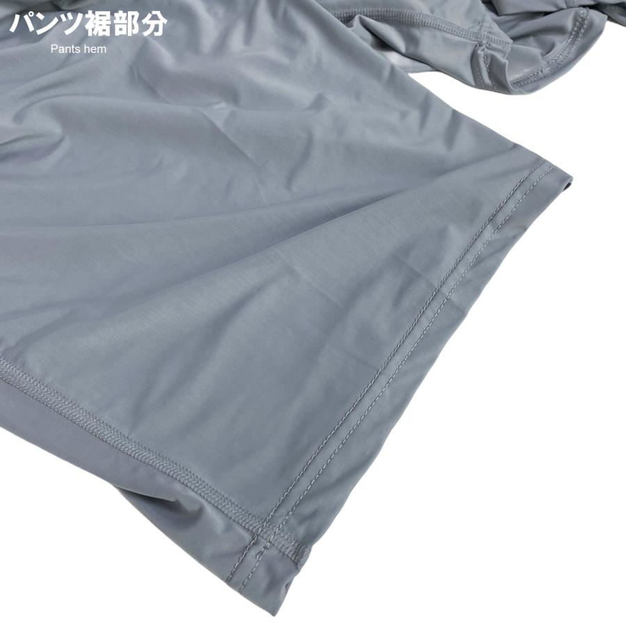 送料無料 接触冷感 メンズ ルームウエア 半袖シャツ + ハーフパンツ 上下セット 薄手 大きいサイズ M L XL 半袖丸首シャツ アイスシルク 軽い 下着 Tシャツ |  | 14