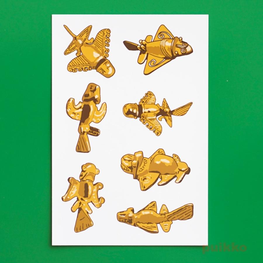 黄金ジェット タトゥーシール Puikko 通販 Yahoo ショッピング