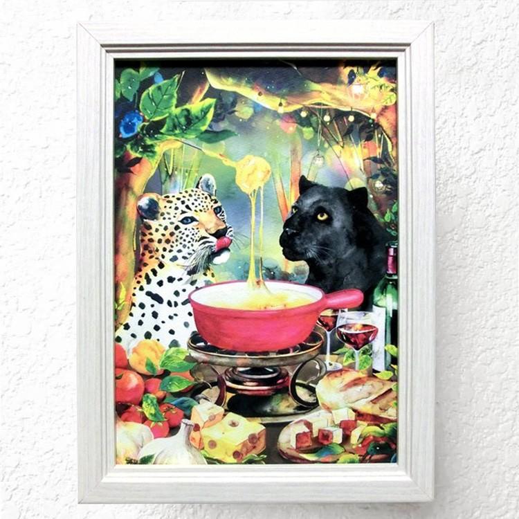 動物 雑貨 アートポスターa4ポスター ヒョウ 黒豹 子供部屋にも 飾り イラスト インテリア 205015 Puk 通販 Yahoo ショッピング