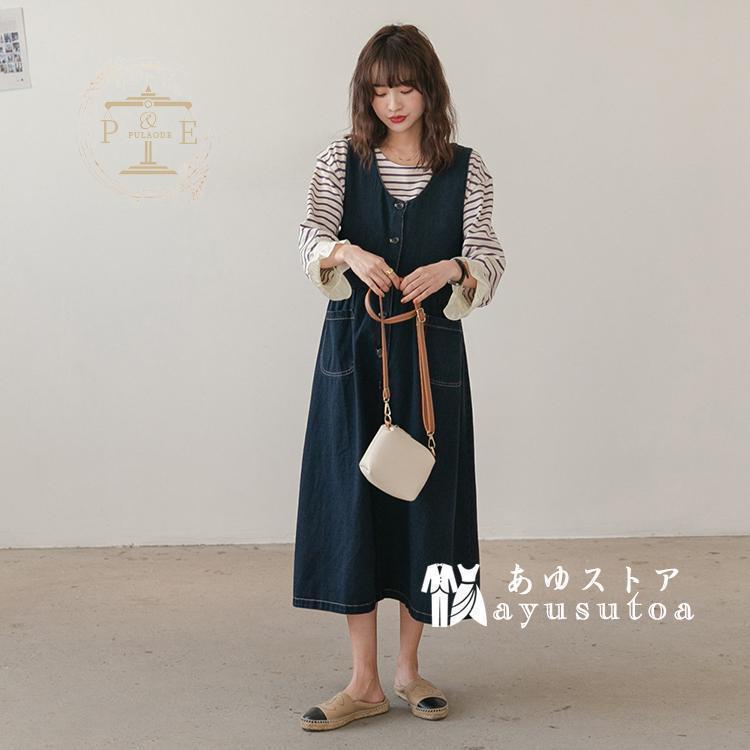 マタニティ 服 妊婦服 授乳服 ワンピース 安い おしゃれ 春 夏 秋 お宮参り フォーマル デニム 無地 ワンピース レディース｜pulaode｜07