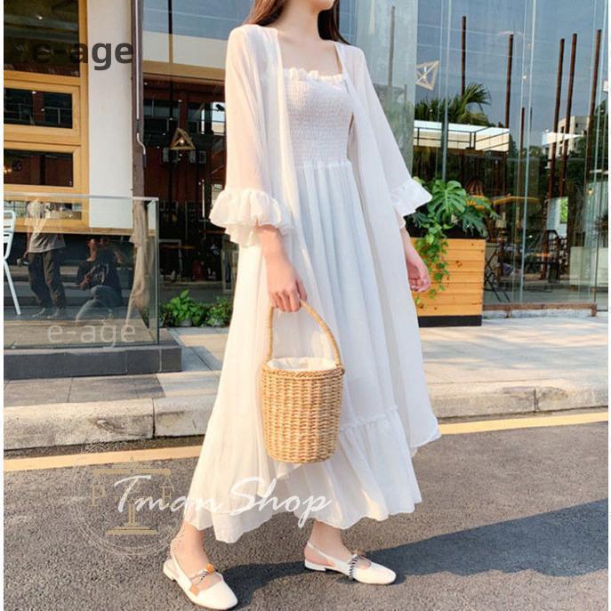 シフォンカーディガン ロング カーディガン 夏 薄手 透け シフォンカーディガン ロング カーディガン 夏 薄手 透け