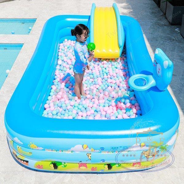 プール ビニールバス 乾湿両用 ボールプール 子供楽園 肉厚 大型プール シュート 滑り台 自宅 海洋楽園 大人でも入れる 水泳 水遊び 外寸