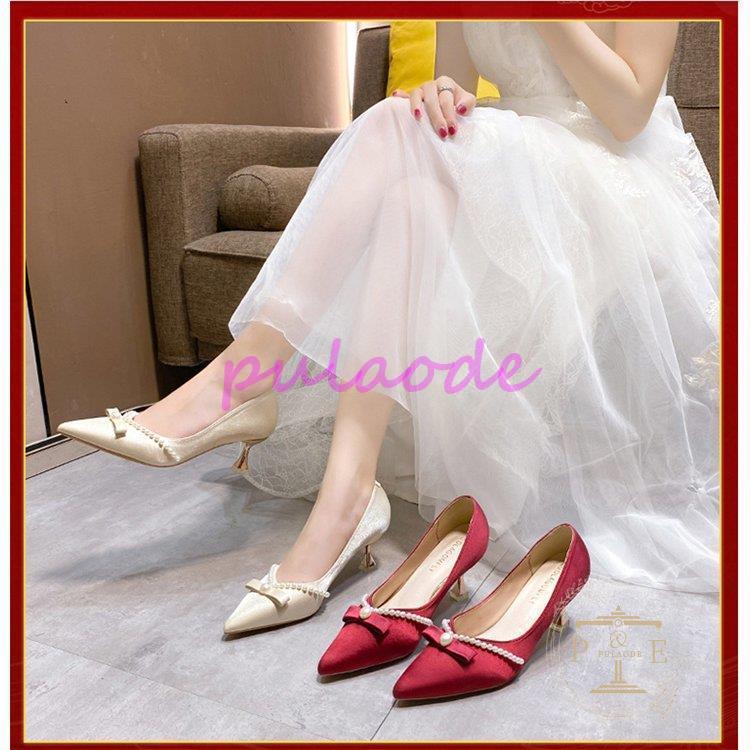 レディース パンプス ハイヒール 花嫁 フラットシューズ 大きいサイズ 通勤 結婚式 パーティー 二次会 通勤 お呼ばれ 靴 P0124 X254 プラウド 通販 Yahoo ショッピング