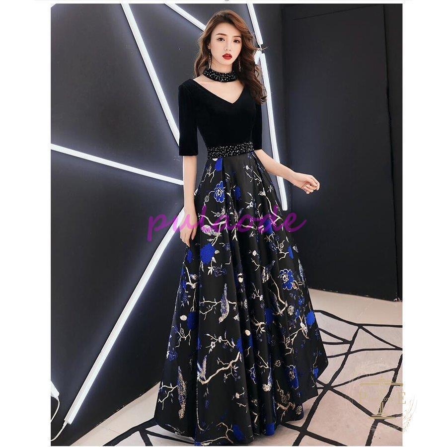 喜ばれる誕生日プレゼント 上品 着痩せ 30代40代 ロングドレス 結婚式ワンピース パーティードレス 袖ありウエディングドレス お呼ばれ 謝恩会 成人式 卒業式 披露宴 二次会 食事会 カラードレス サイズ Xxxl Populationmalawi Org