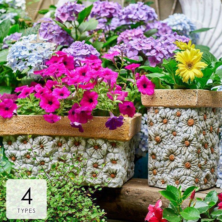 植木鉢 鉢 プランター 花 植物 ガーデン Diy ガーデニング 農業 プランターカバー 花柄 角型 グレー ブラウンモダン クラシック 都会的 ハイセンス Pu04 Gh114 プラウド 通販 Yahoo ショッピング