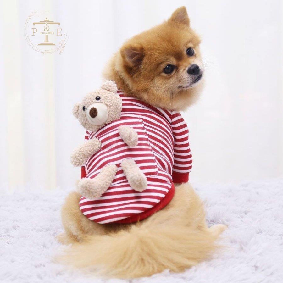 ドッグウェア 犬服 おしゃれ トレーナー 長袖 散歩着 かわいい 可愛い 抜け毛対策 汚れ防止 防寒 ボーダー 無地 ぬいぐるみ付 チワワ トイプードル 小型犬 Pu0926 Mll2 プラウド 通販 Yahoo ショッピング