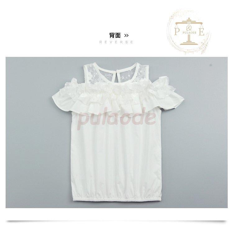 Tシャツ キッズ 女の子 半袖 夏 半袖 トップス 子供ｔシャツ レディース 綿 白シャツ ホワイト かわいい おしゃれ 爽やか 無地 レース 丸首 21新作 女児 Pu0927 Xin190 プラウド 通販 Yahoo ショッピング