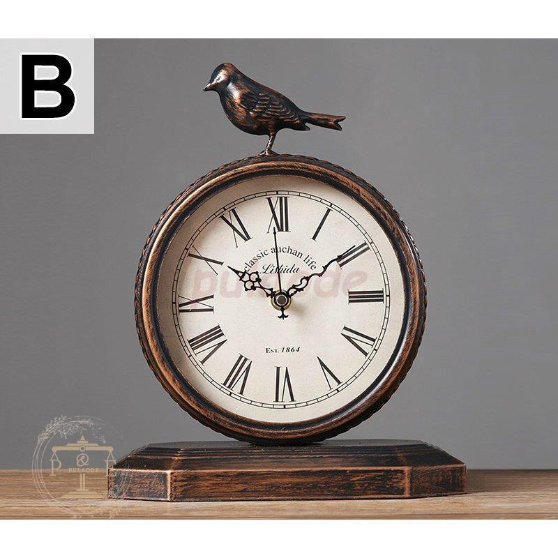 アンティーク プレゼント 退職祝い おしゃれ おしゃれ かわいい 小さい 引越し祝い 結婚祝い 置き時計 プレゼント 退職祝い 北欧 鳥 ギフト アニマル モダン