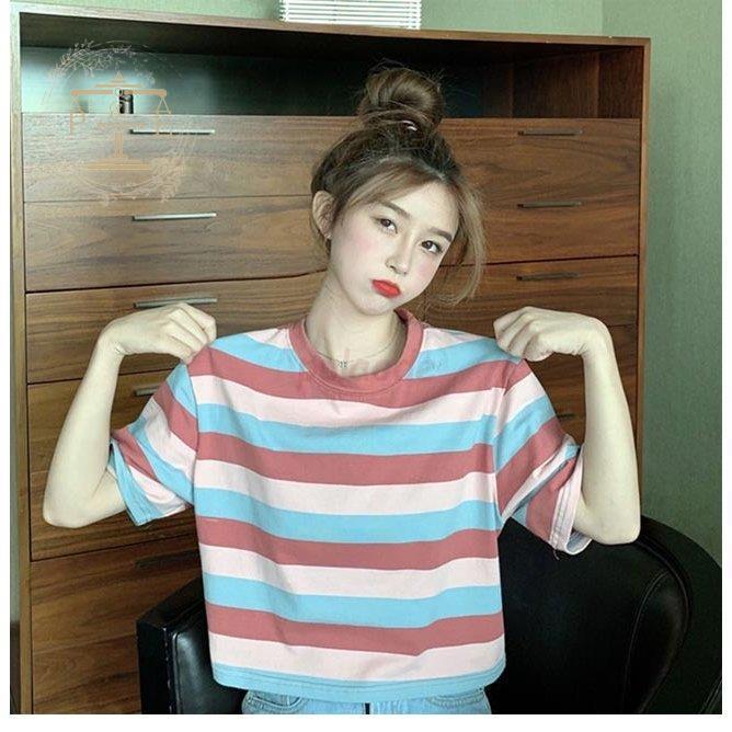 半袖 レディース ボーダー柄tシャツ Tシャツ ショート丈 太めボーダー柄tシャツ 太め縞柄tシャツ へそ出し 短い 肌見せ サマーtシャツ 夏 Rx0609 Lfr129 プラウド 通販 Yahoo ショッピング
