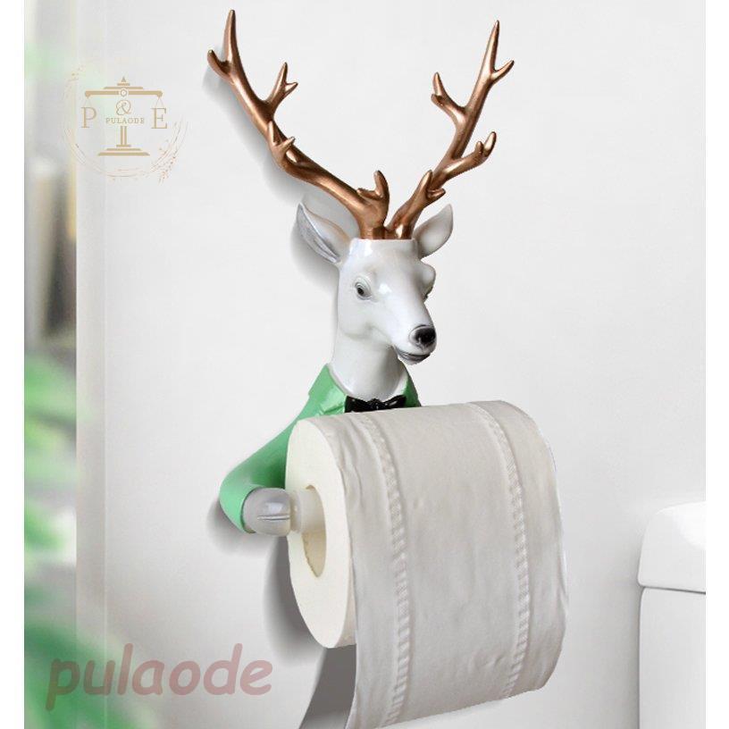 ペーパーホルダー かわいいシカモチーフデザイン キッチン トイレ バスルーム ロールペーパーアクセサリー セール バスルーム マウント トイレットペーパーホルダーかわいいシカ鹿バスルームキッチンロールペーパーアクセサリーホルダー ラック Ciudaddelmaizslp Gob Mx