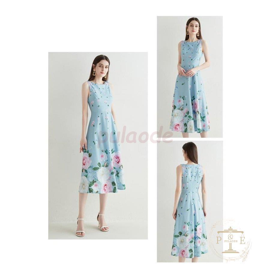 最大15 Offクーポン 膝下丈 ファスナー ウエスト切替 ノースリーブ 花柄 ラウンドネック ワンピース 涼しげ ガーリー 母親 可愛い 休日 美人 休日スタイル パーティドレス サイズ L Demolition Training