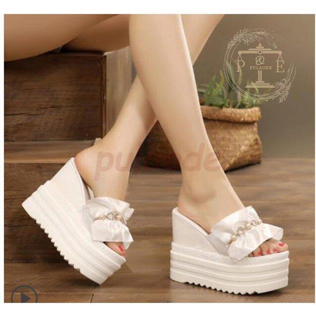 サンダル 厚底 レディース ハイヒール ミュール シューズ 夏 代30代 40代 50代 おしゃれ ぺたんこ 歩きやすい フリル 超美品