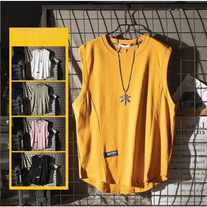 タンクトップ メンズ Tシャツ スポーツ ランニング ノースリーブ シンプル 無地 インナー ダンス 21夏 ふるさと割