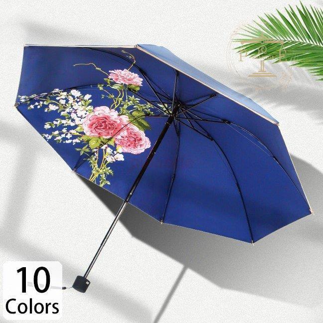 独創的 傘 レディース 可愛い 晴雨兼用 耐風 折りたたみ傘 折り畳み傘 ジャンプ おしゃれ 軽量 花柄 お花 フラワー 鳥 アニマル プリント パステルカラー 格安 Www Aug Mx