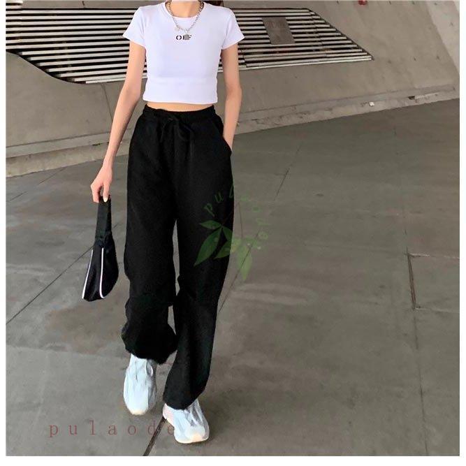 ワイドパンツ レディース ロングパンツ 体型カバー 長ズボン 薄手 サマーパンツ ゆったり 白 カジュアルパンツ 黒 レトロ 着痩せ 夏ボトムス Zy0416 Lfxk222 プラウド 通販 Yahoo ショッピング