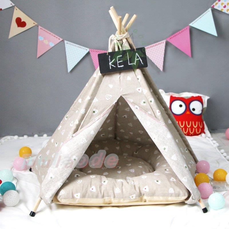 店内限界値引き中 セルフラッピング無料 ティピー ペット用テント ペットベッド ペットハウス ペットテント 犬 猫 犬小屋 室内用 クッション付き ティピーテント ペット用品 レース おしゃれ Dprd Jatimprov Go Id