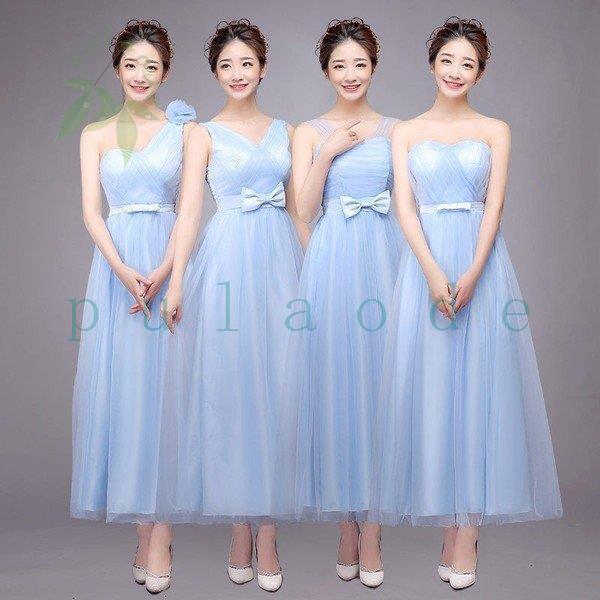 ウェディングドレス ロングドレス お揃い パーティー 二次会 演奏会 披露宴 結婚式 卒業式 発表会 コンサート 演奏会ワンピース