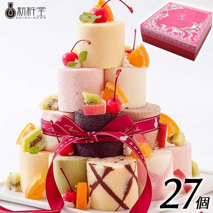 送料無料 代引き不可 9種のロールをアレンジで楽しむロールケーキタワー 27個 新杵堂 洋菓子 誕生日 記念日 スイーツ 贈り物 Roll Tw27 Regaloセレクトギフト 通販 Yahoo ショッピング
