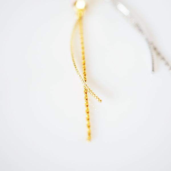 貼るピアス シンプル 揺れる イヤリング 痛くない カーブ＆ストレートライン |  | 05