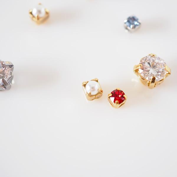 貼るピアス パール 3mm イヤリング フォーマル 痛くない 40代 上品 |  | 07