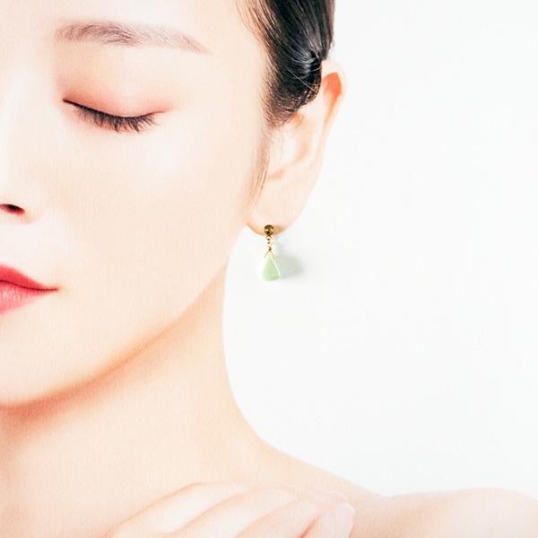 貼るピアス イヤリング 痛くない 40代 カジュアル 50代 三角 チェコ |  | 05