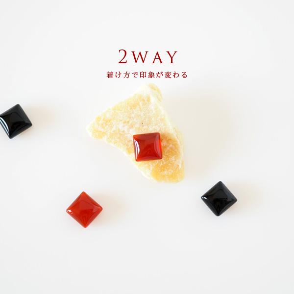 貼るピアス 天然石 イヤリング 2way 痛くない 40代 カジュアル ホワイトラブラドライト |  | 06