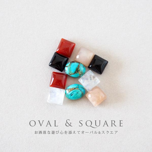 貼るピアス 天然石 ターコイズ イヤリング 痛くない 40代 カジュアル オーバル |  | 01